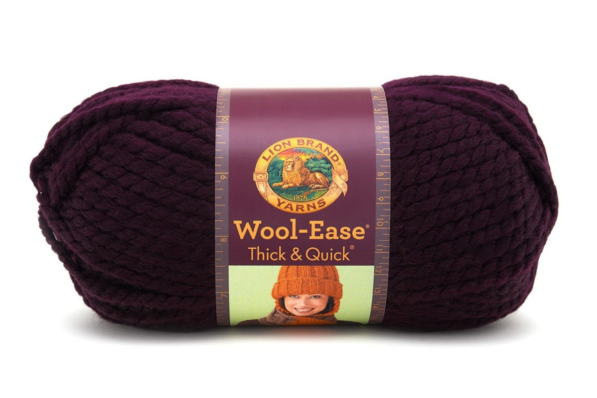 WOOL EASE Thick Quick EGGPLANT WOOL EASE THICK QUICK Garnhimlen   Wool Ease Thick And Quick 640 147.w1200 